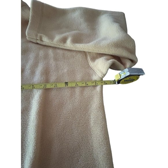 Mens Fleece Sz XL Canada Yellow Pullover 1/4 Zip Lightweight Jacket Coat - Picture 7 of 9